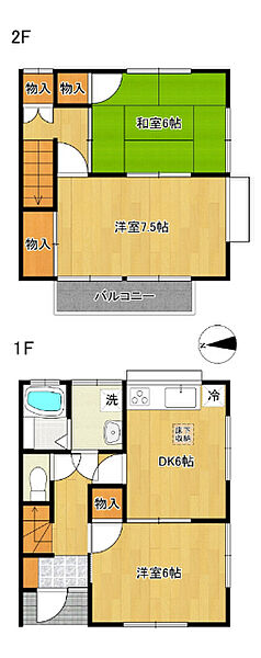 Terrace House 湘南 1｜神奈川県平塚市桜ケ丘(賃貸アパート3DK・1階・62.94㎡)の写真 その2
