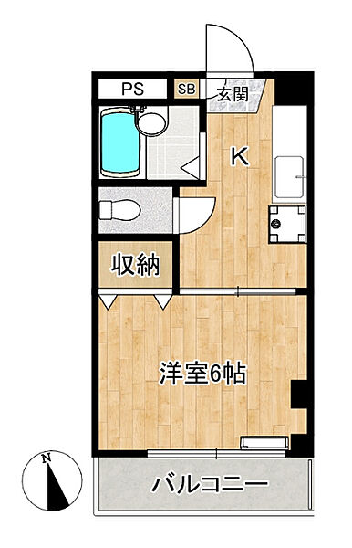 フェニックス伊勢原 203｜神奈川県伊勢原市桜台２丁目(賃貸マンション1K・2階・22.77㎡)の写真 その2