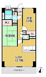BlueShore湘南NEO 2LDKの間取図画像