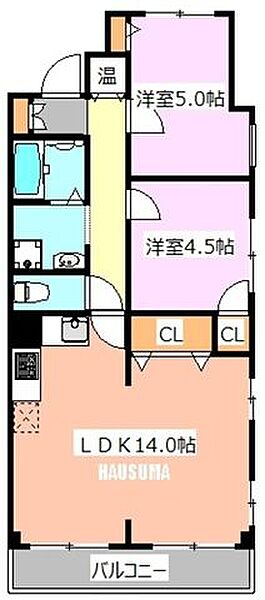 西ヶ原創美ハイツ 401｜東京都北区西ケ原３丁目(賃貸マンション2LDK・4階・55.42㎡)の写真 その2