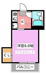 ハイネス・R.S. 1Kの間取図画像