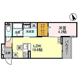 間取図画像 1LDK