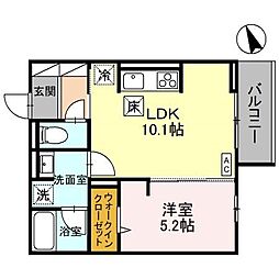 間取図画像 1LDK