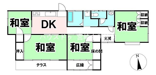 間取り 宮崎市大字島之内