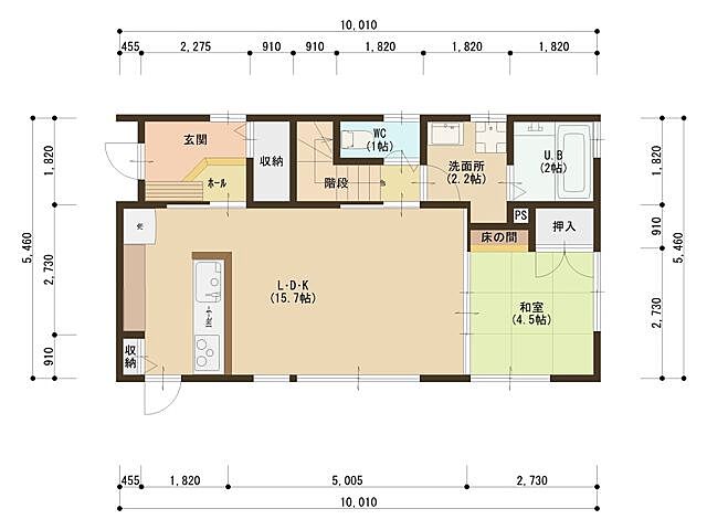 間取り 宮崎市下北方町