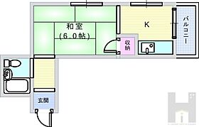 帝塚山ハイツ  ｜ 大阪府大阪市住吉区万代東1丁目（賃貸マンション1K・2階・18.00㎡） その2