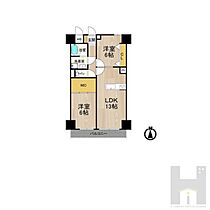 大阪府大阪市住之江区新北島3丁目（賃貸マンション2LDK・1階・59.71㎡） その2