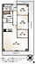 間取り：2LDK、専有面積69.3m2、バルコニー面積25.29m2 3方向角部屋・3面引回バルコニー付！大型ウォークインクローゼット付。