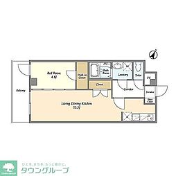 間取図画像 1LDK