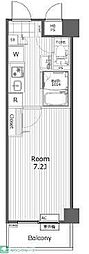 ライオンズマンション元住吉第5 1Kの間取図画像