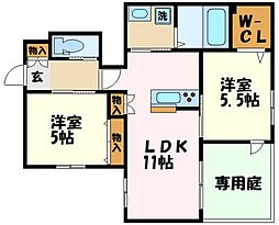 ラ・カーサタカタ 3LDKの間取図画像