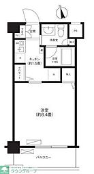 イトーピア仲町台 1Kの間取図画像