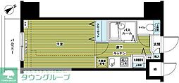 トーシンフェニックス新横濱イクシール 1Kの間取図画像