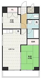 ウィルテラス横浜サウス 3DKの間取図画像