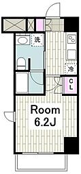 リヴシティ横濱七島町 1Kの間取図画像