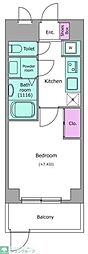LOC'SKIKUNA 1Kの間取図画像