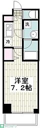 ガーラ・プレシャス横浜西谷 1Kの間取図画像