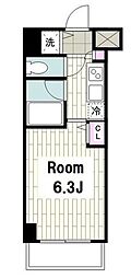 フェニックス新横濱エオール 1Kの間取図画像