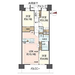 間取図画像 3LDK