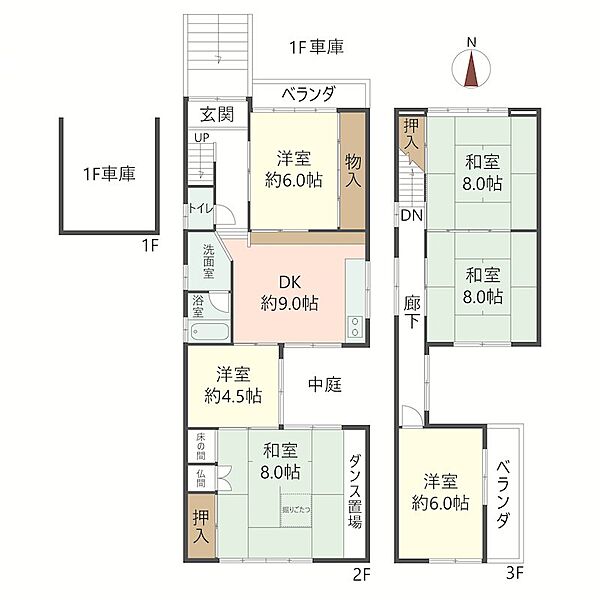 間取りを拡大表示