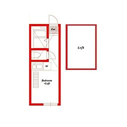 ラボーナ妙蓮寺 ワンルームの間取図画像