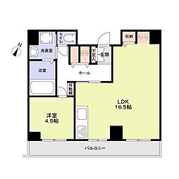 ル・グラン元町 1LDKの間取図画像