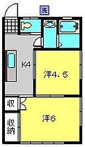 第五三基ハイツ 202 ｜ 神奈川県横浜市神奈川区白幡南町31-39（賃貸アパート2K・2階・33.00㎡） その2