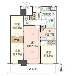 間取図画像 3LDK