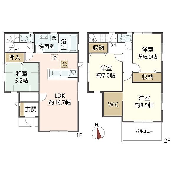 間取りを拡大表示