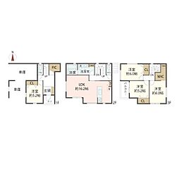 高槻市西冠三丁目　新築戸建て