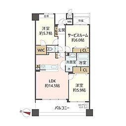 間取図画像 2SLDK