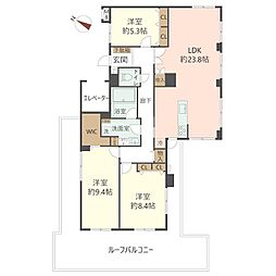 ルネ本山南 3LDKの間取り