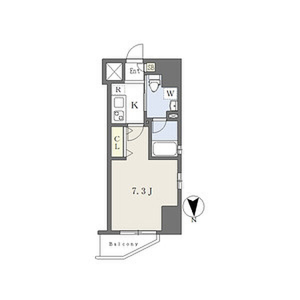 カレント今池 604｜愛知県名古屋市千種区仲田２丁目(賃貸マンション1K・6階・24.32㎡)の写真 その2