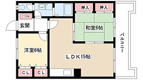 望が丘ビル 305 ｜ 愛知県名古屋市名東区望が丘（賃貸マンション2LDK・3階・65.74㎡） その2