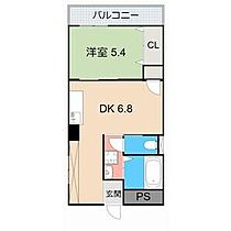 フィレンツェ一社 605 ｜ 愛知県名古屋市名東区高社１丁目（賃貸アパート1DK・6階・46.40㎡） その2