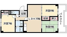 ドミール幸心 303 ｜ 愛知県名古屋市守山区幸心２丁目（賃貸マンション3LDK・3階・67.80㎡） その2