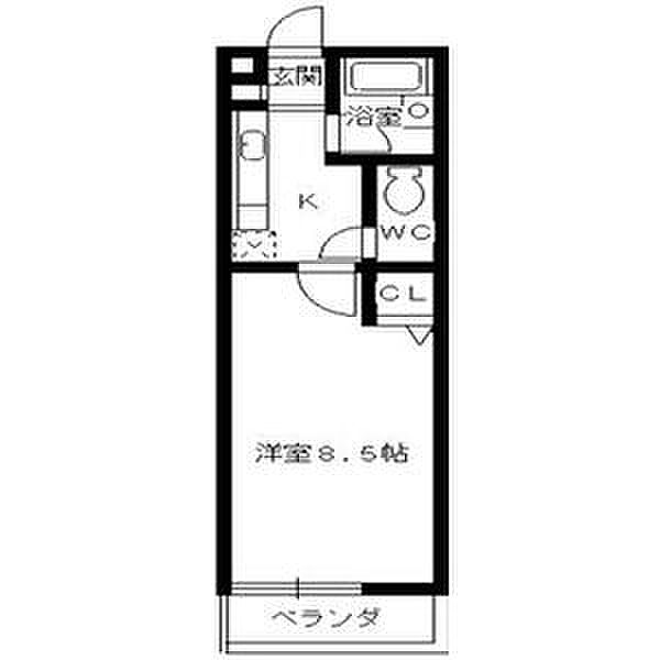 清和コモンズ 103｜愛知県名古屋市名東区一社２丁目(賃貸アパート1K・1階・22.95㎡)の写真 その2