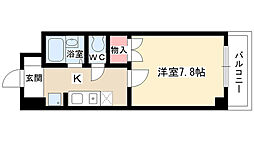 サン・アペックス新守山 1Kの間取図画像
