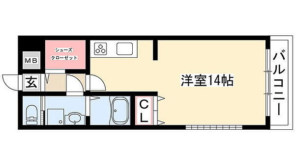 W HOUSE 101｜愛知県名古屋市千種区清住町１丁目(賃貸マンション1R・1階・35.62㎡)の写真 その2