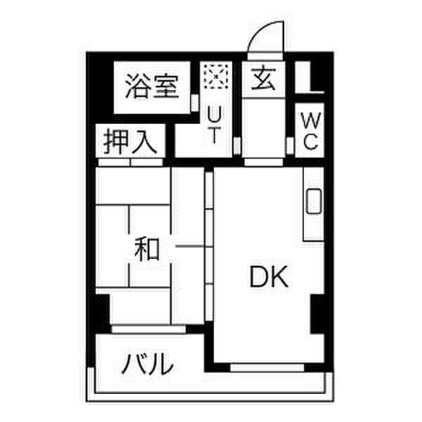 アネックス池下 206｜愛知県名古屋市千種区池下１丁目(賃貸マンション1DK・2階・34.14㎡)の写真 その2