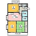 セントラルみのりハイツ3階6.0万円