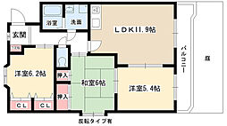 フォレスト・フィールド梅森台 3LDKの間取図画像