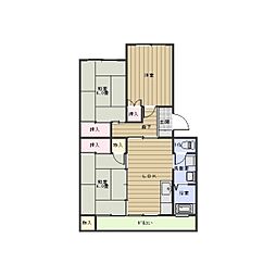 ロイヤル伊東 3LDKの間取図画像