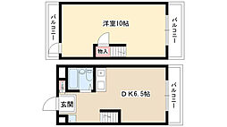 赤坂第一ビル 1DKの間取図画像