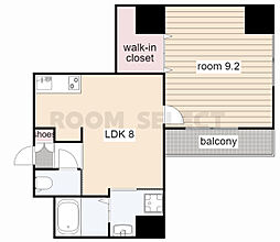 アレーヌコート金山 1LDKの間取図画像