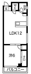 ハウシェル高針 1LDKの間取図画像