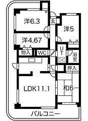 物件の間取り