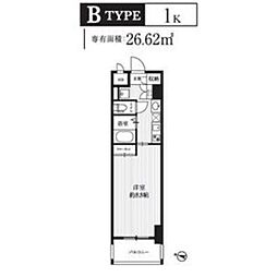 HF久屋大通レジデンス 1Kの間取図画像