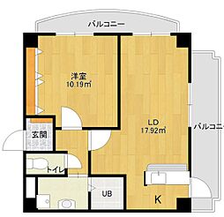 プルミエ 1LDKの間取図画像