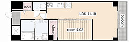GRANDUKE東桜 1LDKの間取図画像